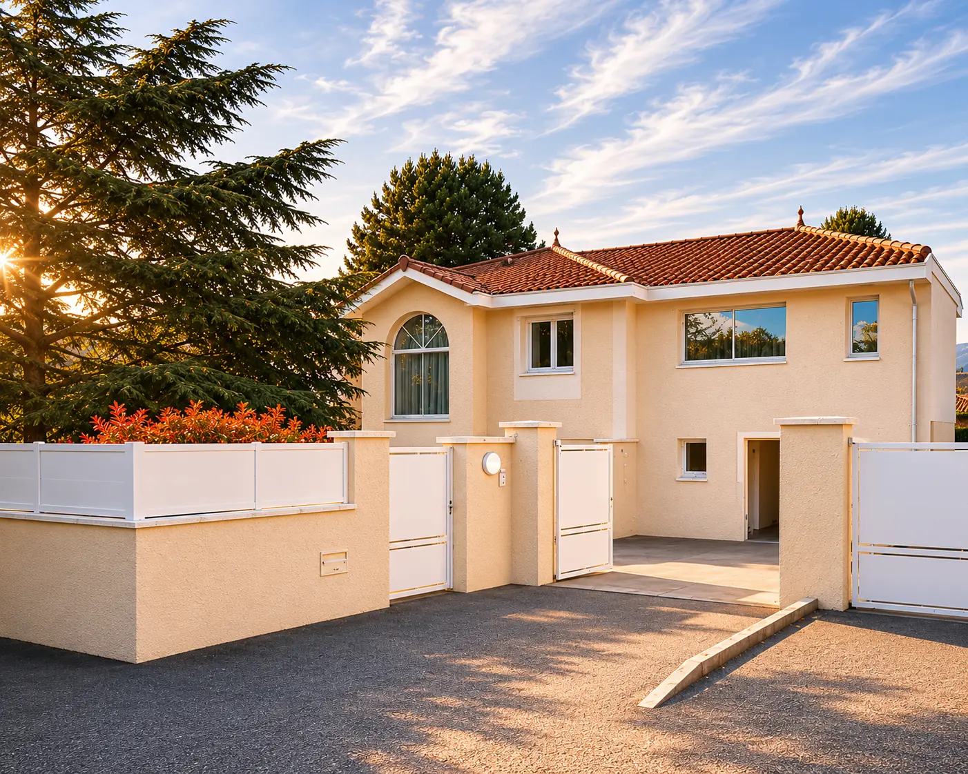 Maison individuelle après travaux d’extension et de rénovation